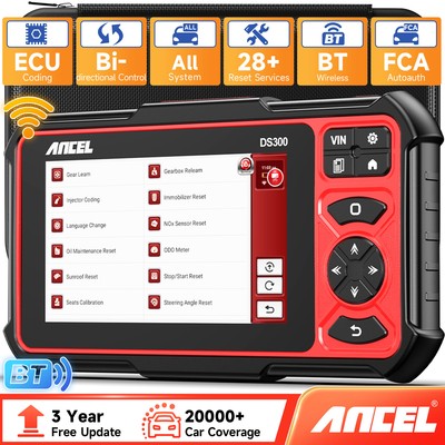 All System Bidirectional Car OBD2 Scanner Diagnostic Key ECU Coding Oil TPMS BMS