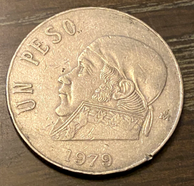 Variety 1 Peso 1979 Thin Date 
