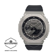 Casio G-Shock Standard-Bearer Metal-Clad Octagonal Black Resin Band GM-2100-1A
