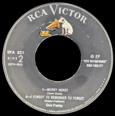 Elvis Presley – Heartbreak Hotel EPA-821, Mono, Indianapolis