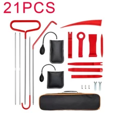 21PCS Professional Car Door Window Emergency Out Auto Open Tool Kit Unlock Lock