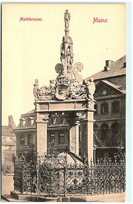 S03-2368, MARKTORUNNEN, MAINZ, * 1900S POSTCARD