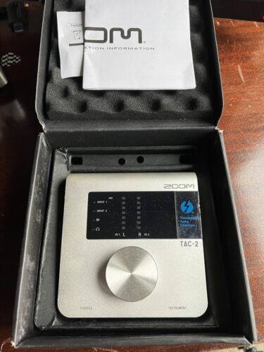 ZOOM TAC-2 Audio Interface Used Tested Working - Picture 2 of 3