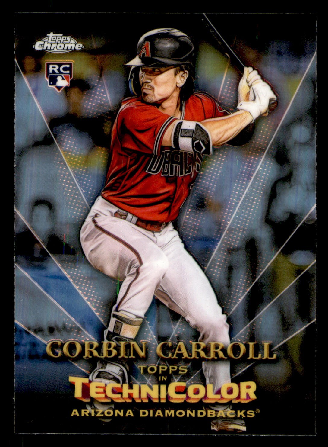 2023 Topps Chrome #TT-9 Technicolor Corbin Carroll RC Rookie Refractor (4A6)