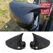 For Honda Accord 2/4 DR Sedan 2008-2017 Carbon Fiber Rear View Mirror Cover Trim