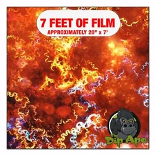 Hydrographic film Rust #4 hydro dipping 7' x 20" hydro dip