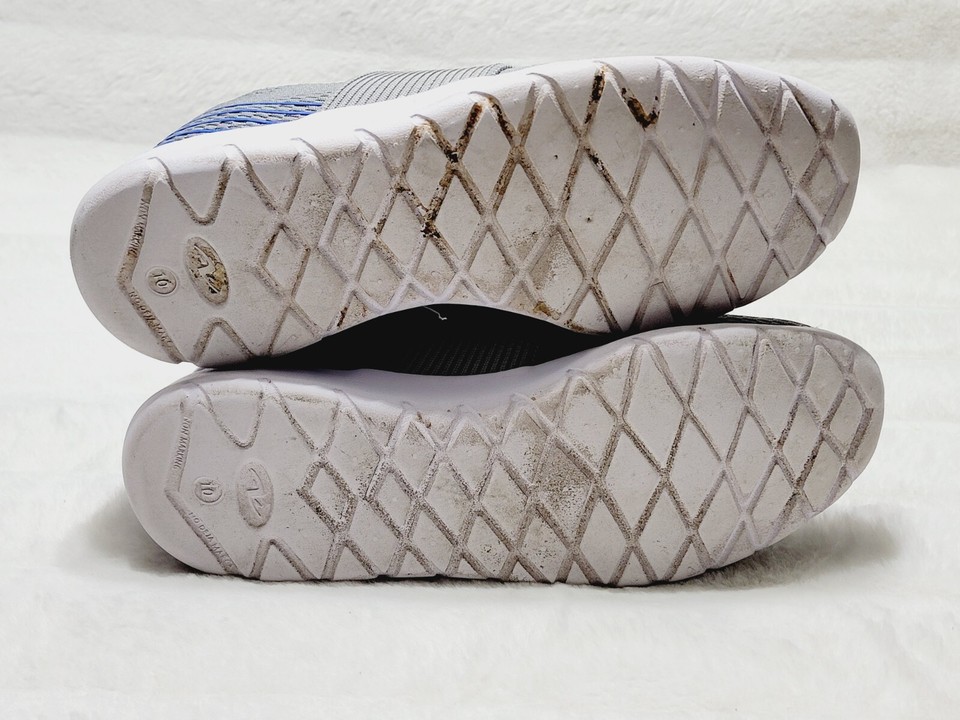 Athletic Works Men's Grey Easy SlipOn Athletic Sneakers Shoes Size 10