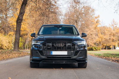 Gloss Black Front Splitter For A Clean Factory Look