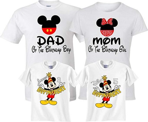 Mickey Minnie Custom Mom Dad Family 