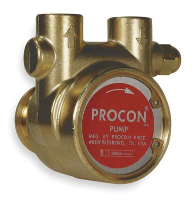 Procon 1/2'' Brass Rotary Vane Pump 260 Max. Flow GPH 114B240F11BA 250