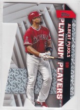 2021 Topps Platinum Players Die Cuts Platinum Anniversary #25 Albert Pujols /70