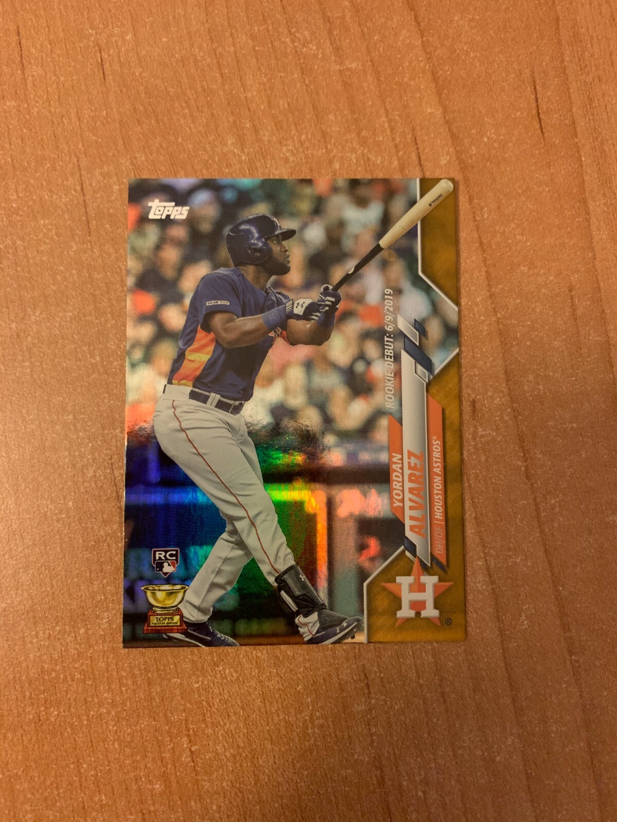 2020 Topps Update - Yordan Alvarez - #U-300 Gold Foil Rookie Debut Parallel RC