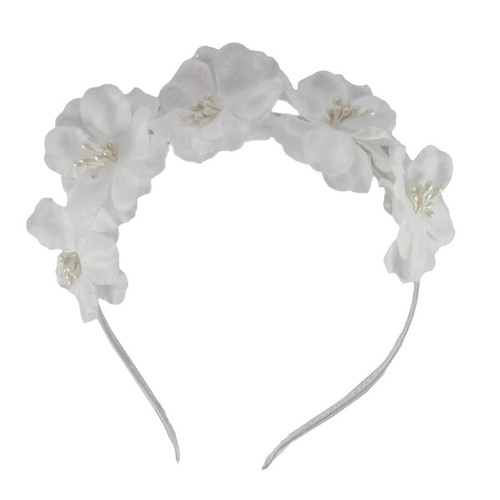 New Kristin Ess Hair The Veil Headband White | eBay display picture 3