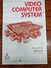 Original Atari 2600 Video Computer System Owner's Manual - Model CX2600A