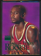 1999-00 SkyBox Premium Atlanta Hawks Basketball Card #110 Jason Terry Rookie. rookie card picture