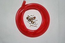 Red 3/16 (5mm) Motorcycle Fuel Line - 5  Feet