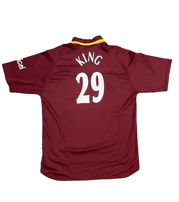 2005 Game Worn Admiral Authentic West Indies Reon King ODI Cricket Shirt Size XL