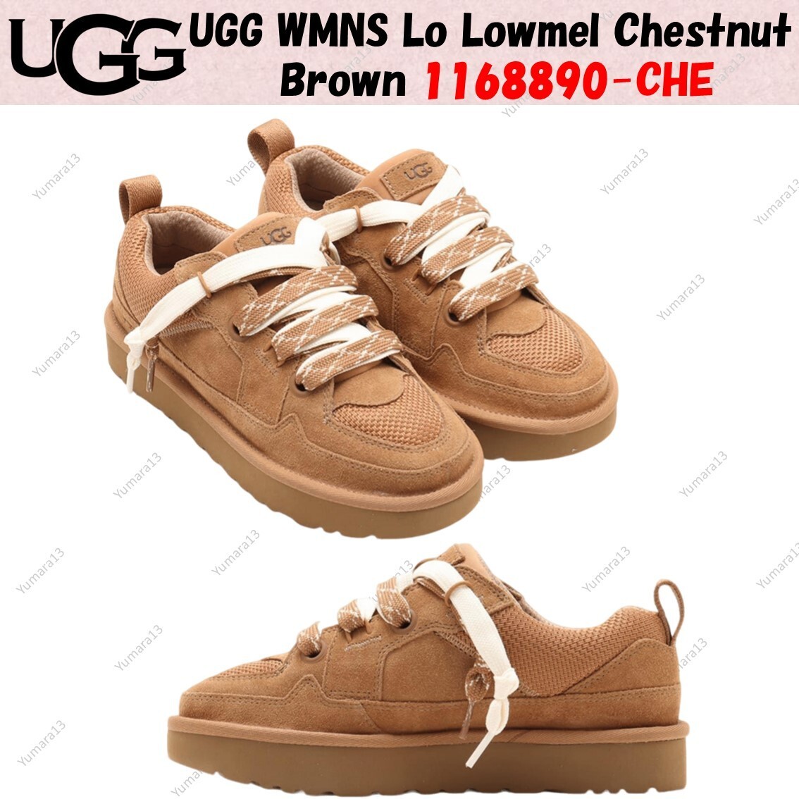 UGG WMNS Lo Lowmel Chestnut Brown 1168890-CHE Women's Size