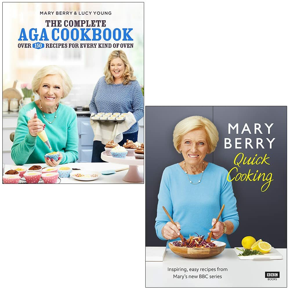 Mary Berry’s Quick Cooking 2 Books Collection Set  Hardcover NEW