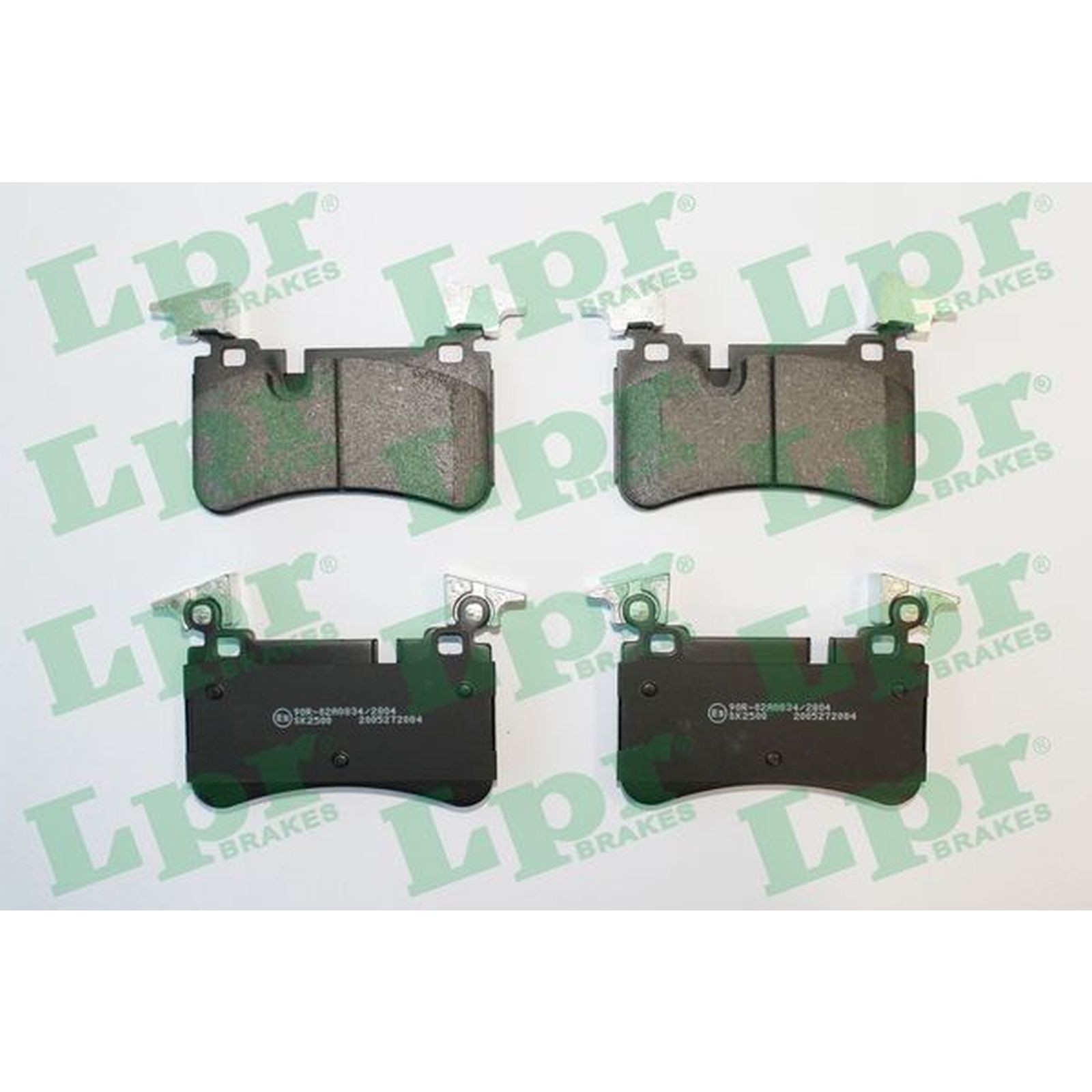 1x ORIGINAL® Lpr Bremsbelagsatz, Scheibenbremse Hinten für Mercedes-Benz