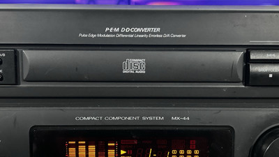 JVC CA-MX44BK Stereo Receiver CD Dual-Cassette 1992 Tuner don't