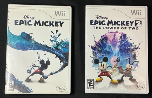 *Nintendo Wii Epic Mickey Series 1 & 2- Free Shipping *