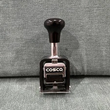 Cosco Dating Stamper Office Tool Date Stamp Heavy Duty Clerical Used Read