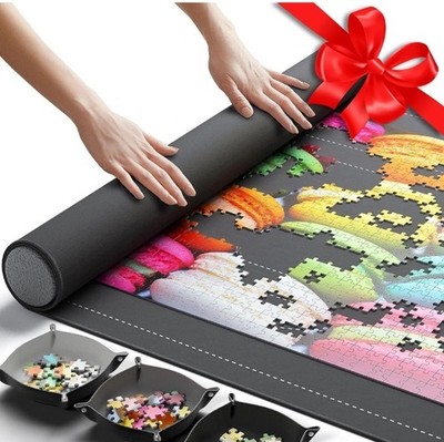 Original Newverest 1500 Piece Jigsaw Puzzle Mat Roll Up, Saver Pad 46  x 26 