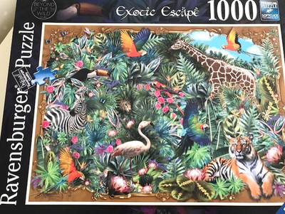 1000 TEILE PUZZLE VON RAVENSBURGER GENANNT EXOTIC ESCAPE