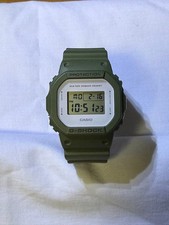 CASIO G-SHOCK Green Digital Excellent Condition Working Watch DW-5600-3JF Japan