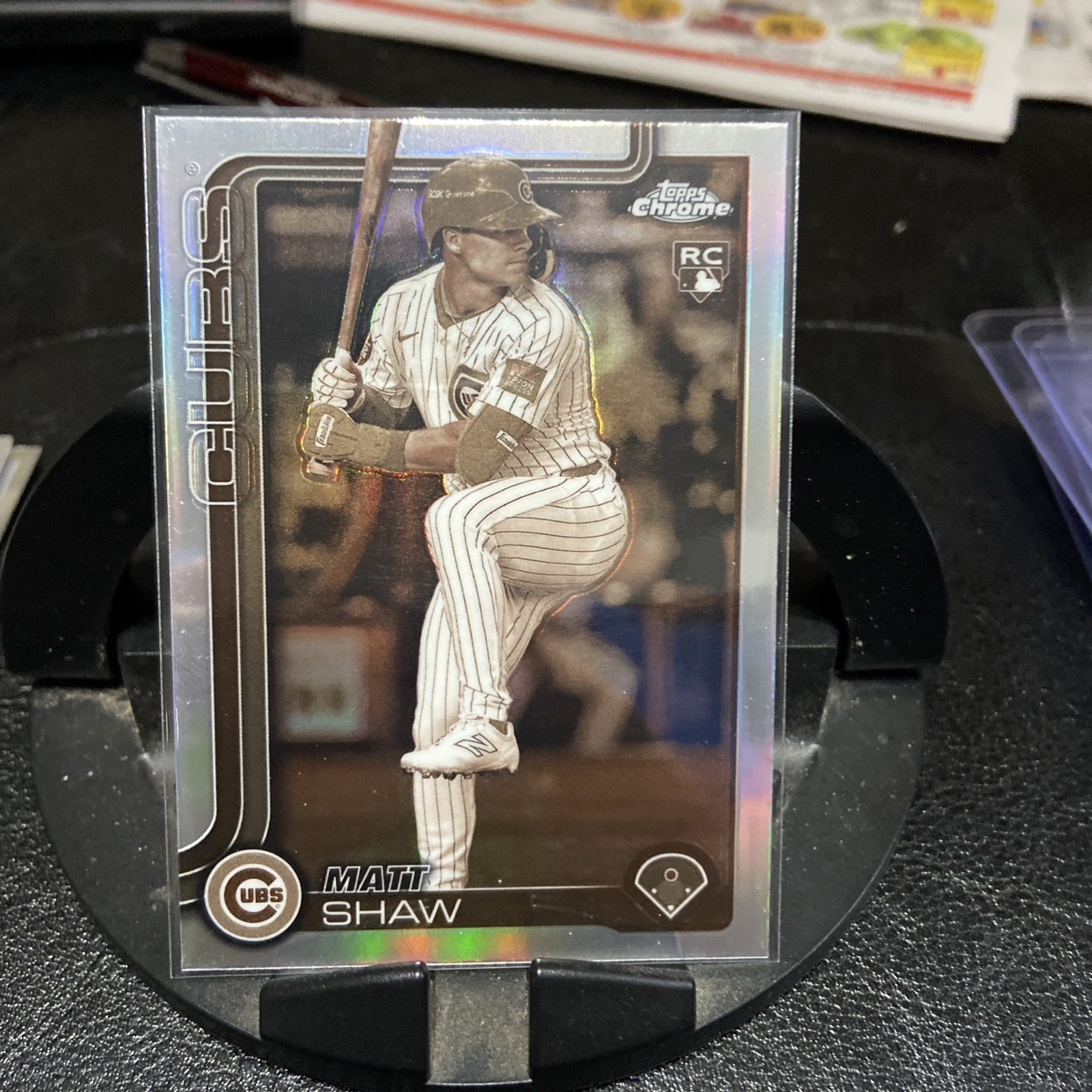 2025 Topps Chrome - Matt Shaw #219 Sepia Refractor (RC)