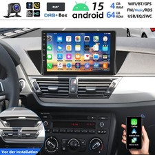 DAB+ F�r BMW X1 E84 2010-2015 4+64GB Apple Carplay Android 15 Autoradio GPS WIFI
