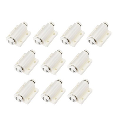 Touch Catch Magnetic Press Latch for Cabinet Door Cupboard Drawers White 10pcs