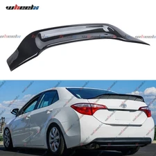 FOR 2014-19 TOYOTA COROLLA R STYLE CARBON FIBER HIGH KICK DUCKBILL TRUNK SPOILER