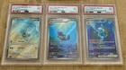 Pokemon 151 Blastoise Wartortle Squirtle PSA 9 Set Sequential Certs ENGLISH