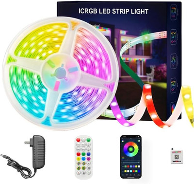 100 Ft(2 Rolls of 50Ft) Ic+Rgb,Led Lights for Bedroom,Music Sync Color Changing,