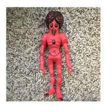 Colorforms Red Alien Space Alien Figure 1970 Made in Hong Kong Ages 4-11
