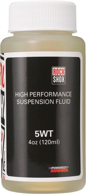 Suspension Oil - RockShox Suspension Oil, 5wt, 120ml Bottle, Fork Damper -