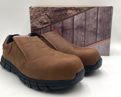 Hoss SLIPKNOT II SD Men's NEW Slip-On Work Shoe Brown Multiple Sizes NIB