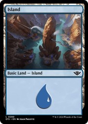 Island (280) Foil - Outlaws of Thunder Junction MTG