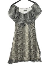 Teatro A-Line Midi Dress UK8 in Grey