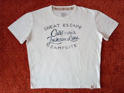 Tom Tailor T-Shirt Jackson Lake weiß Gr. M TOP!