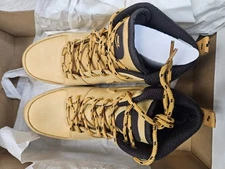 Nike Manoa Leather Boots Water Resistant Wheat Tan 454350-700 Men's Multi Size