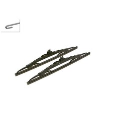 Scheibenwischer Set vorne für Porsche 911 964 | 24450889