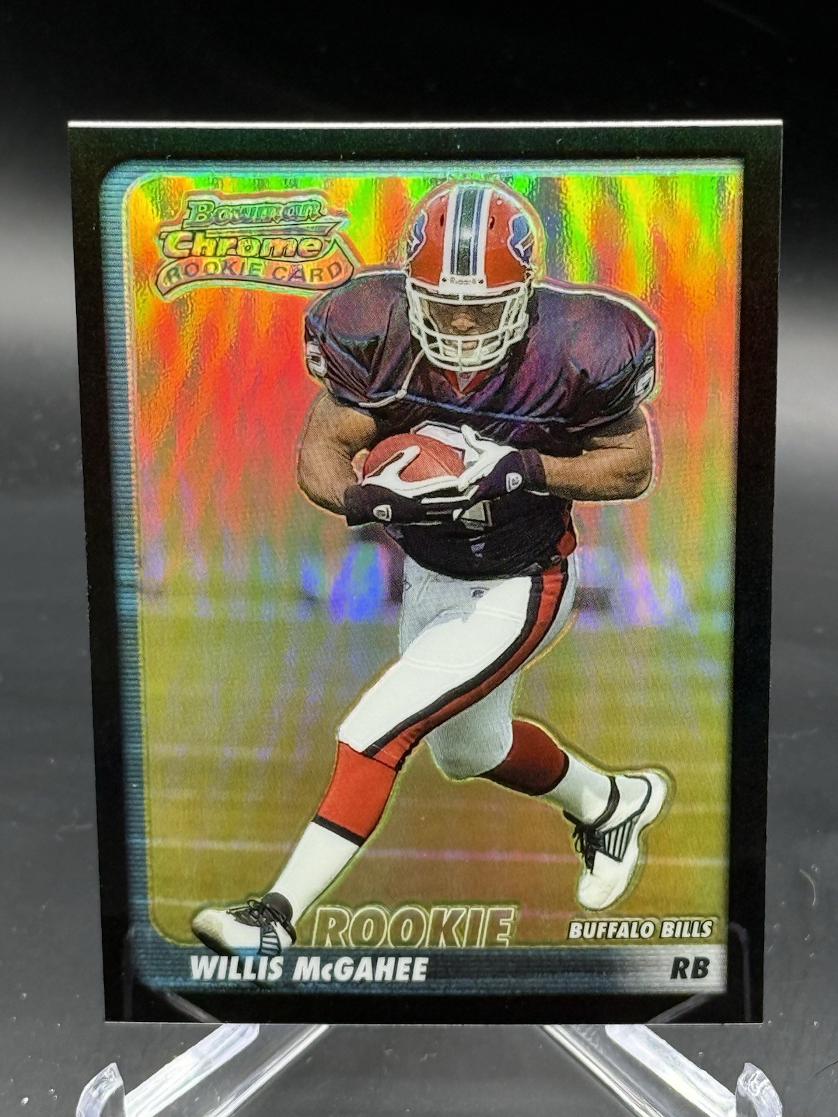 2003 Bowman Chrome Refractor /500 Willis McGahee #206 Rookie RC