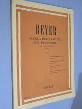 BEYER SCUOLA PREPARATORIA DEL PIANOFORTE OP. 101 Beyer  Ricordi  1982  Per giova