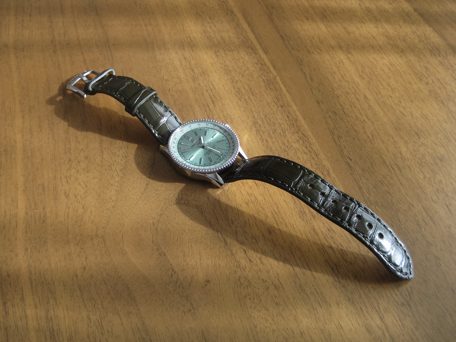 Breitling Navitimer Automatic 35mm Watch - Green … - image 8