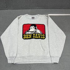 BEN DAVIS Long Sleeve Top Gray Size M