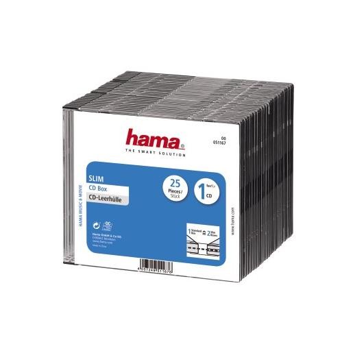 Boîtier CD Slim Hama pour remplacer vos boîtes cassées et gagner de la place
