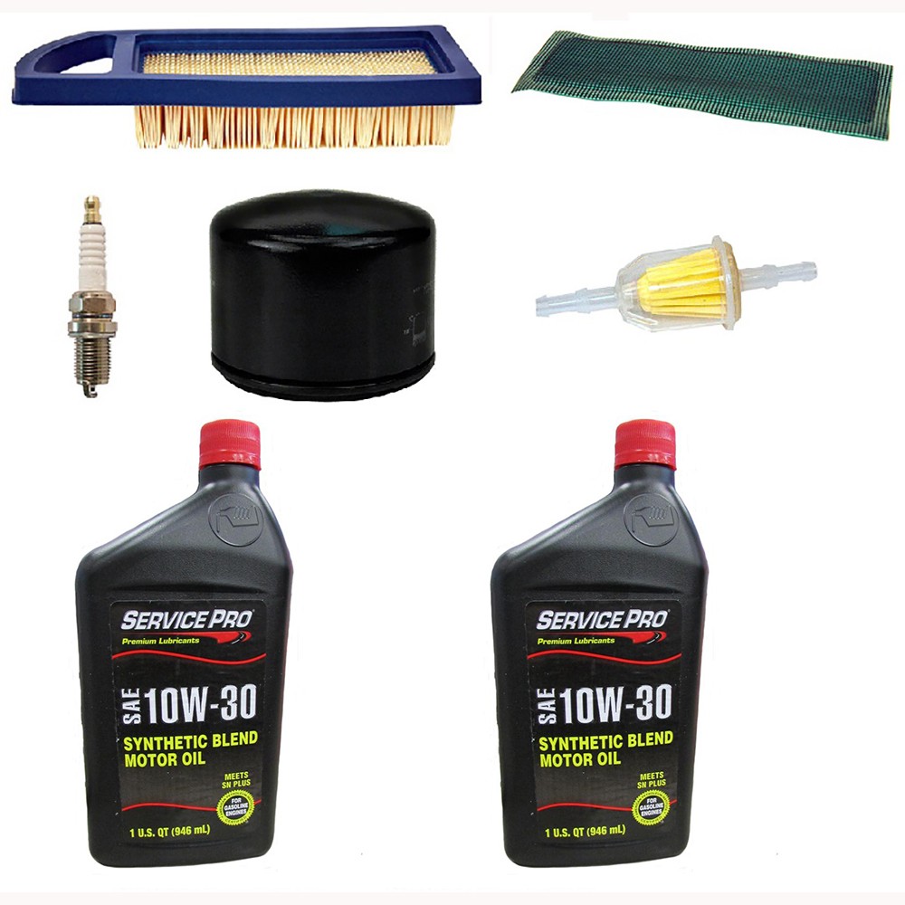 Filters w/ Spark Plug & Oil Fits John Deere 115 L108 LA105 LA110 LA115 Models 49